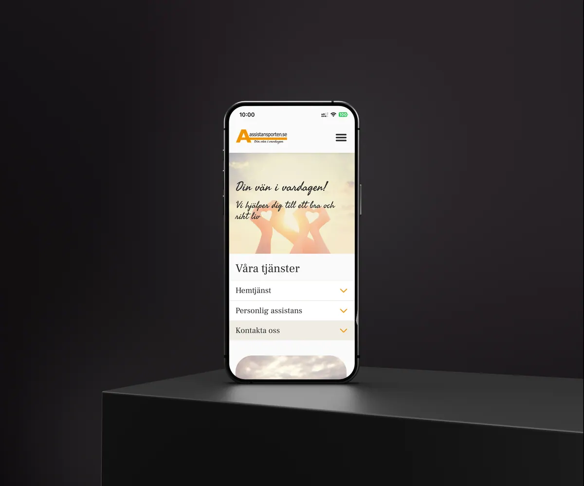 Assistansporten i mobilen