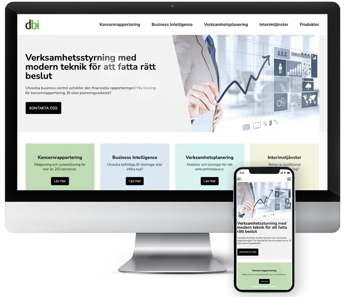 DBI Provider på en laptop